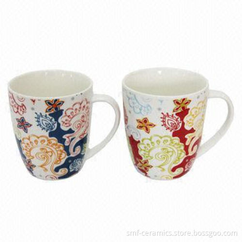 Special Design Ceramic Mugs with 2 Colors, Suitable for Gift, OEM Orders are Accepted
